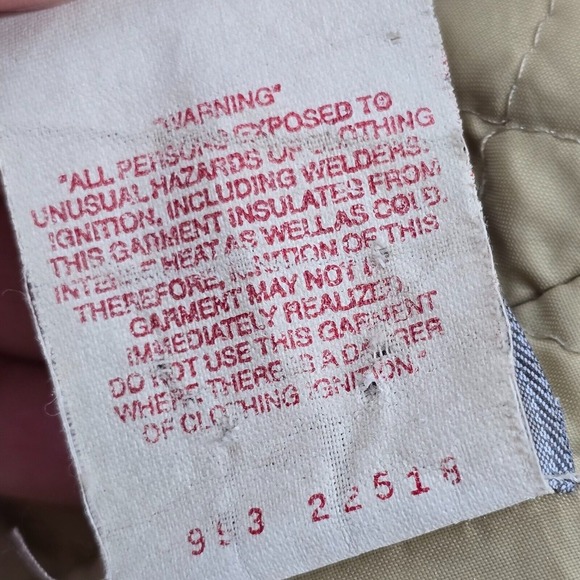 Carhartt Jacket Mens 3XL Green Canvas Quilted Workwear Distressed Vintage JQ142 - Picture 8 of 15